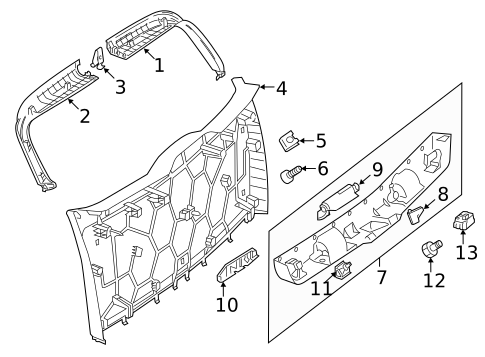 Interior Trim for 2007 Mercedes-Benz S600 #0