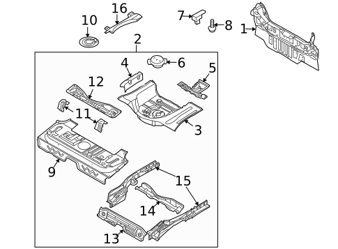 Rear Body for 2011 Chevrolet Aveo5 #0