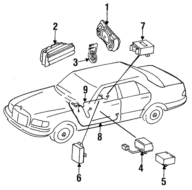 1244600398 - Electrical: Driver Air Bag for Mercedes-Benz Image