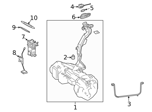 Fuel System Components for 2020 Mercedes-Benz CLS 53 AMG&reg; #0