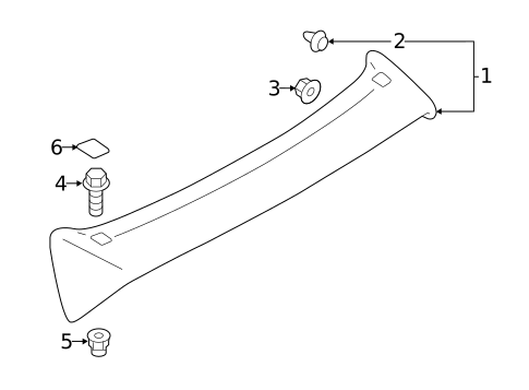 Spoiler for 2018 Subaru Forester #0