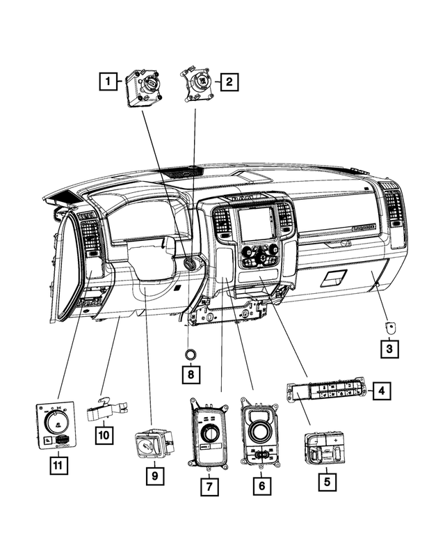 56054273AL - Electrical: Transmission Shifter for Mopar Image image