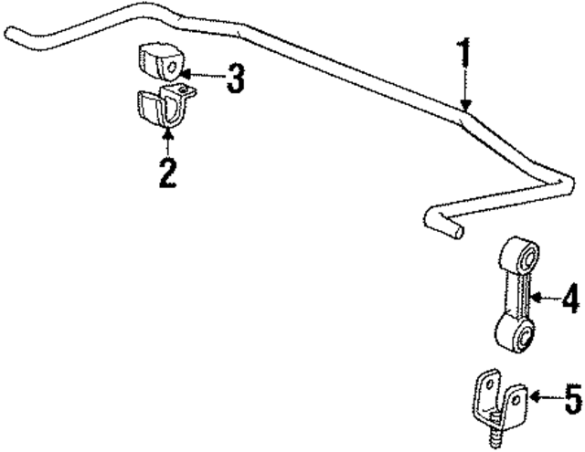 33551129194 - Suspension: Stabilizer Bar for BMW Image