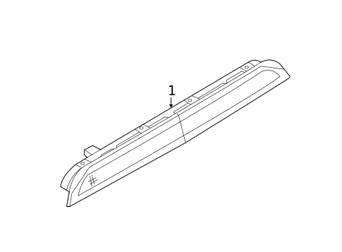 High Mounted Stop Lamp for 2015 Mazda CX-5 #0