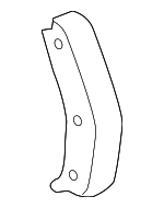 15822888 - : Wheel Opening Molding for Hummer: H3 Image