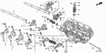 122315G0A00 - Engine: HOLDER, ROCKER SHAFT (No.1) for Honda Image