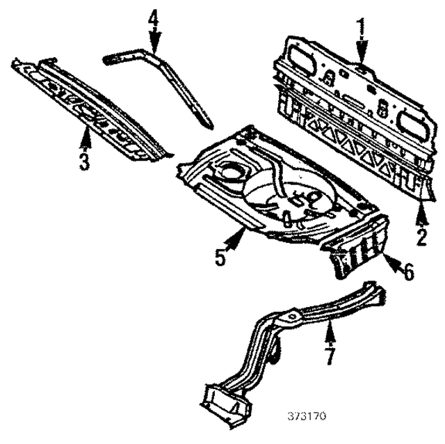 7551004F50 - : Side Rail for Nissan Image
