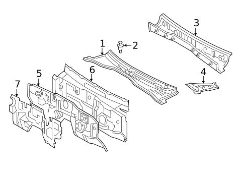 Cowl for 2020 Toyota Tacoma #0