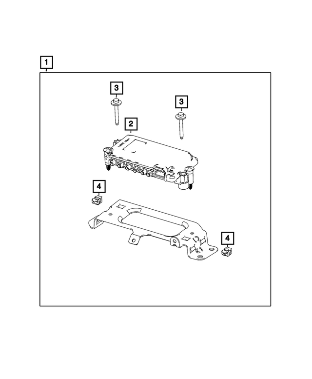 4672644AJ - Electrical: Camera Processor Module for Mopar Image image