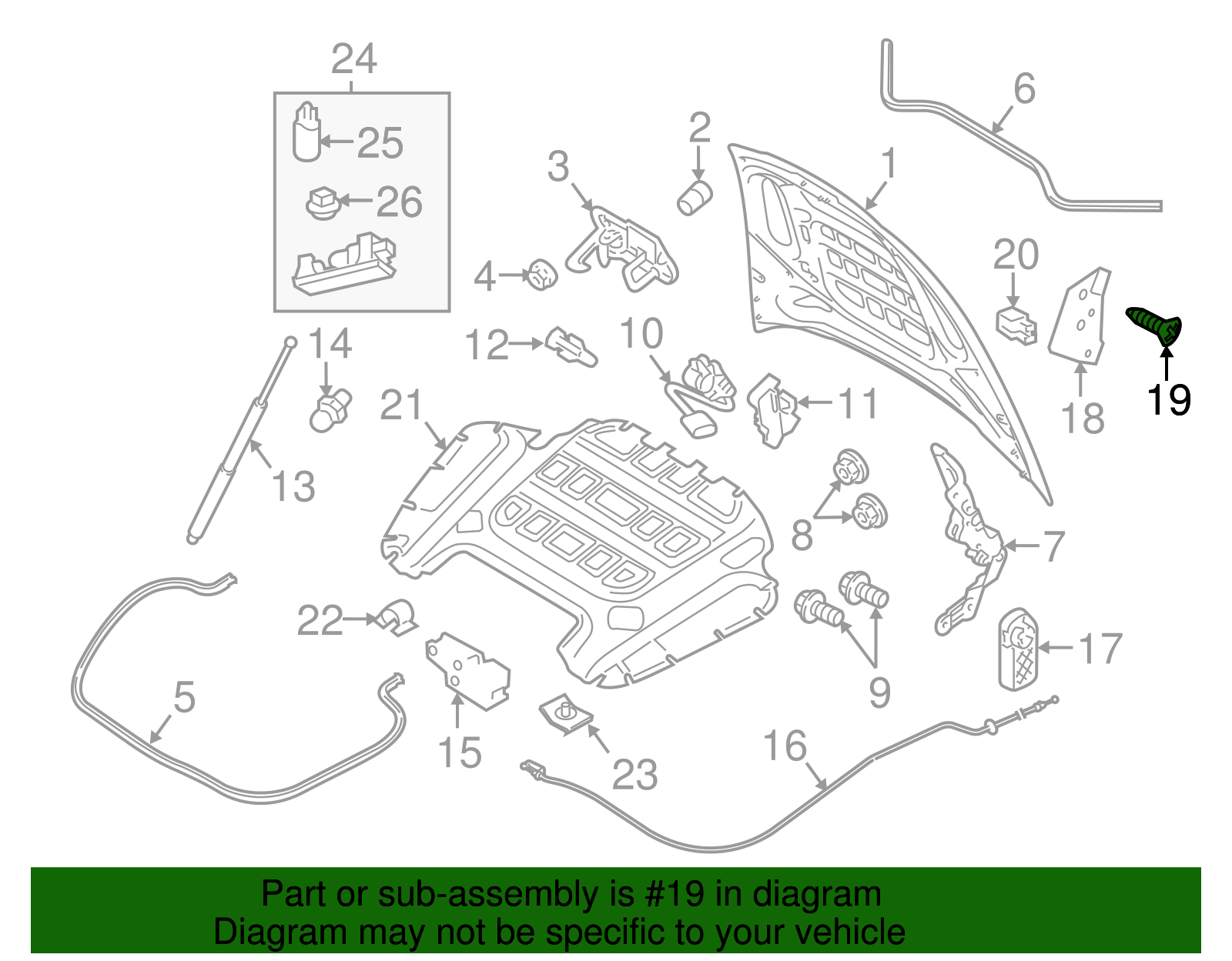 Bracket Screw - Porsche (N-905-488-03)