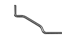 97051161201 - Body: Rear Weather-Strip for Porsche: Panamera Image