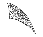 97051101106GRV - Body: Hood for Porsche: Panamera Image