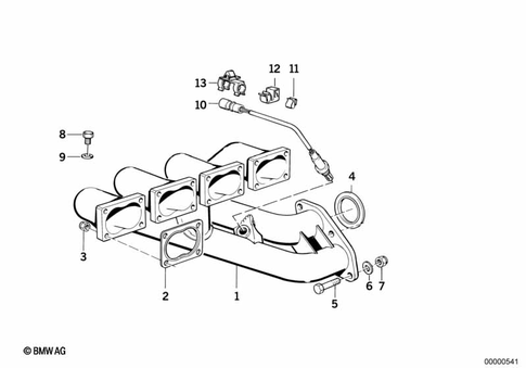 Exhaust Manifold for 1990 BMW M3 #0