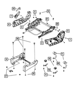 1JB12LTUAB - Interior Trim: Passenger Outboard Shield for Mopar Image
