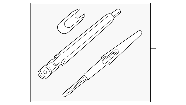 thumbnail image 2 of OTUAYAUTO 28780EL000 Rear Wiper Arm Blade Set - Replacement For 2007-2012 Nissan Versa : Buy Online At Best Price In KSA - Souq Is Now 2 of 14
