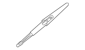 28790JE20A - Body: Wiper Blade for Nissan: Juke, Rogue Image