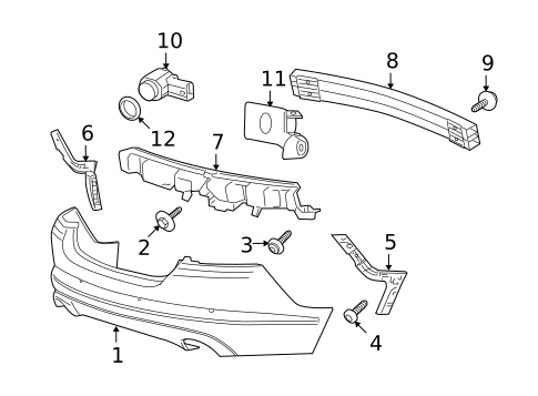 Parking Aid for 2010 Jaguar XF #2