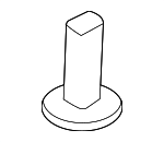 LR012844 - Body: Tow Bracket Cover Clip for Land-Rover Image