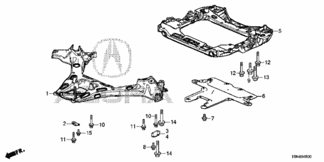 Rear Sub Frame for 2019 Acura NSX #0