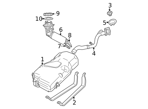 Fuel System Components for 2009 Chrysler PT Cruiser #0