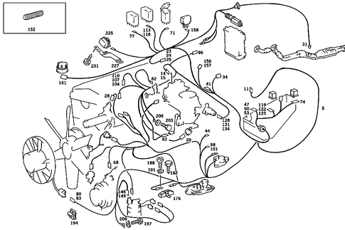 Engine Cable Harness for 1991 Mercedes-Benz 190E #6