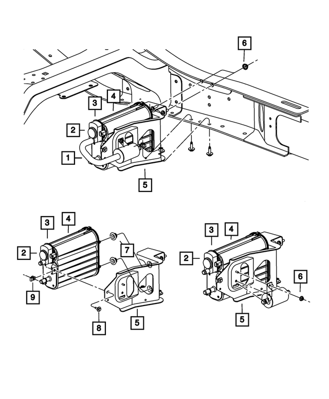 52121681AA - Emission Controls: Filter To Canister Hose for Mopar Image image