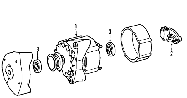 980571564 - Electrical: Bearings for Mercedes-Benz Image