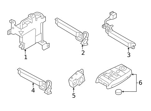 Keyless Entry Components for 2018 Kia Sedona #0