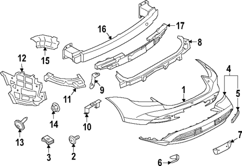 Bumper & Components - Rear for 2024 Porsche Taycan #1
