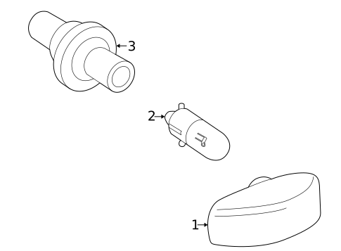 Signal Lamps for 1998 Mercedes-Benz SLK230 #0
