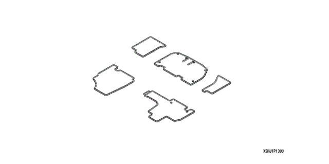 All Season Floor Mats (2) for 2005 Honda Odyssey #0