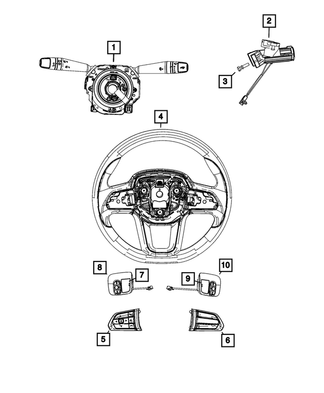 7SG56JXWAA - Electrical: Steering Control Module for Mopar Image