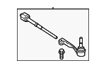 32105B5F304 - Steering: Tie Rod Assembly for BMW Image