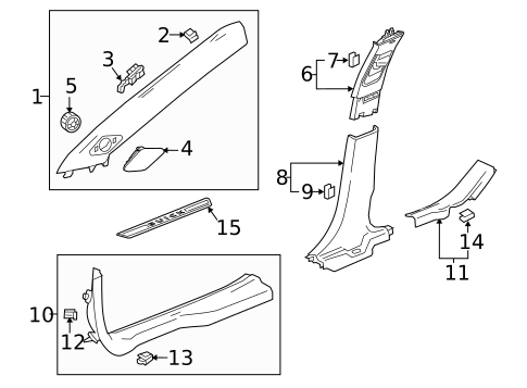 Interior Trim - Pillars for 2018 Buick LaCrosse #0