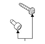 32213095 - Engine: Vibration Damper Hardware Kit for Volvo Image