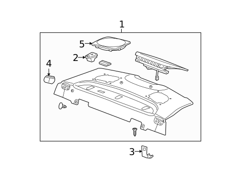 Interior Trim - Rear Body for 2008 Buick LaCrosse #0
