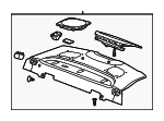 25947562 - : Pkg Tray Trim for Buick: LaCrosse Image