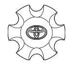 426030C121 - : Center Cap for Toyota: Sequoia, Tundra Image
