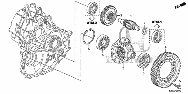 AT Differential for 2016 Honda CR-Z #0