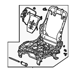 81526T0GL91 - Body: Seat Frame for Honda: CR-V Image