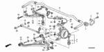 52393S2A000 - Chassis: BUSH, RR. ARM (UPPER) for Honda Image