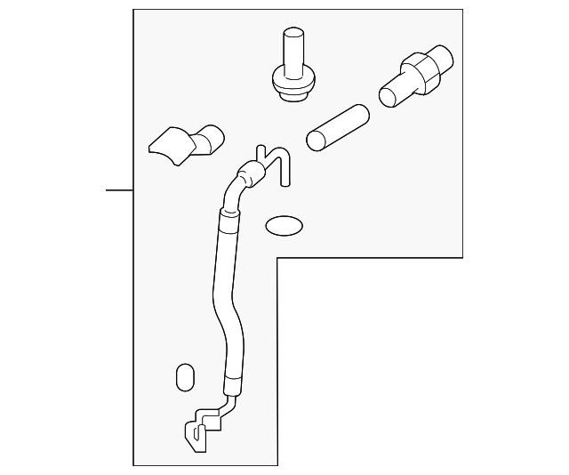 2011-2015 Ford | Discharge Hose | CT4Z-19972-C | Walls' Ford Parts