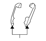847834D100OT - : Center Molding for Hyundai: Entourage Image
