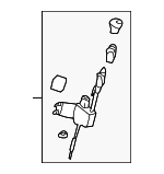863003A100 - Electrical: Power Antenna for Lexus: GS300, GS400, GS430 Image