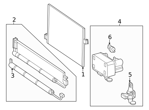 Condenser, Compressor & Lines for 2024 Mercedes-Benz EQE AMG&reg; #3