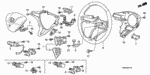 90173SVAA02 - Chassis: SCREW-WASHER (4X12) for Honda Image