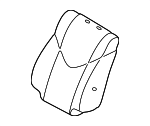 7107348170C1 - : Seat Back Cover for Lexus: RX300 Image