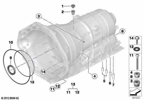 Individual Transmission Parts for 2005 BMW 750i #0