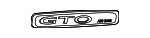 92157484 - Body: Nameplate for Pontiac: GTO Image
