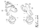 22116777262 - : Complete Right Engine Support for BMW Image